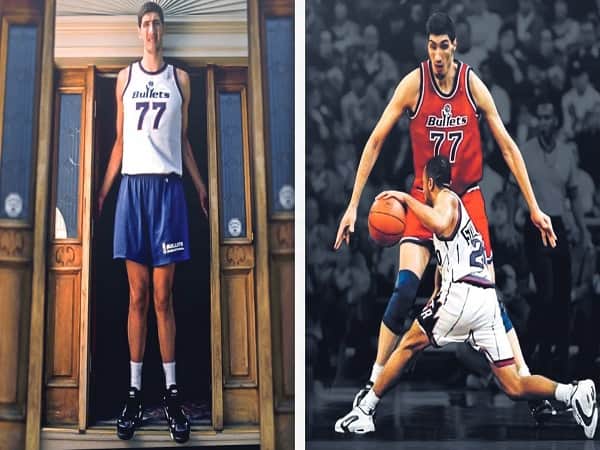 Cầu thủ bóng rổ cao nhất thế giới-Gheorghe Muresan